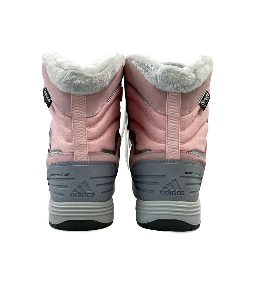 美品 adidas スノーブーツ スノープレイ K 909153 レディース SIZE 24.0 (L) アディダス