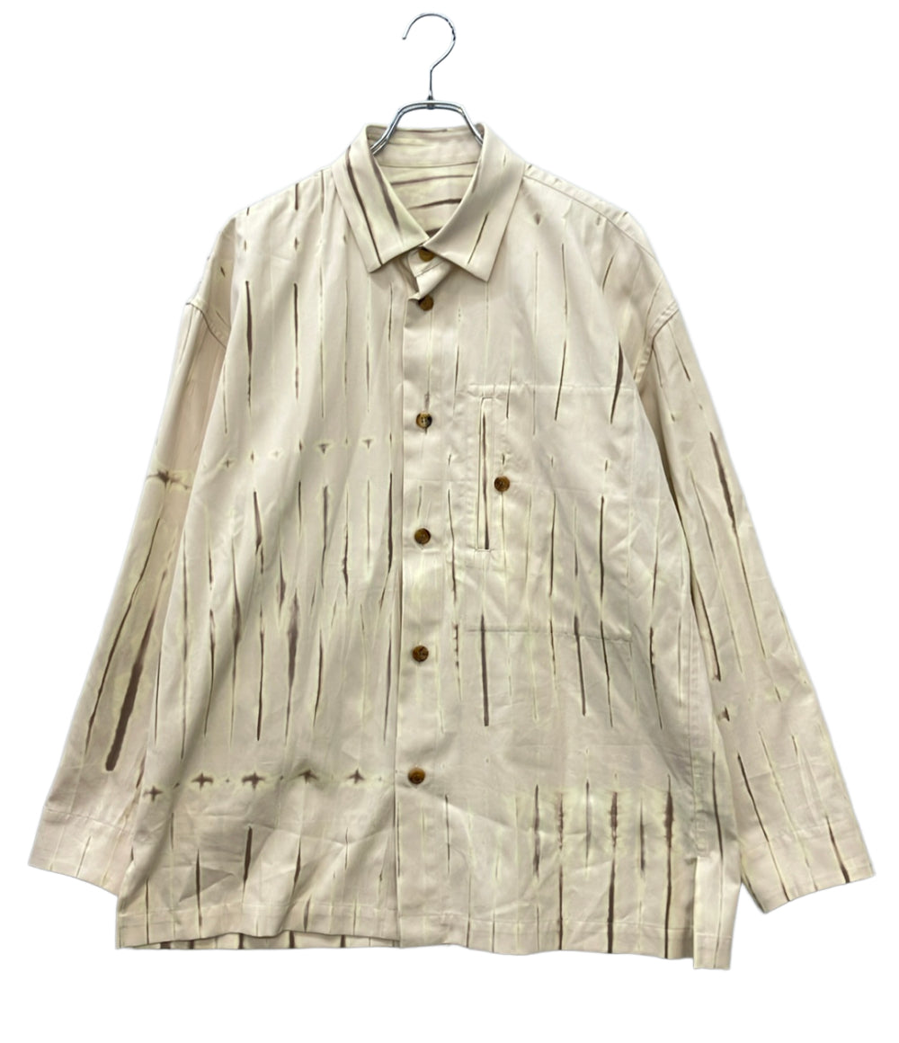 美品 ISSEY MIYAKE MEN 長袖シャツ LA51FJ069 メンズ SIZE 3 (L) イッセイミヤケ メン