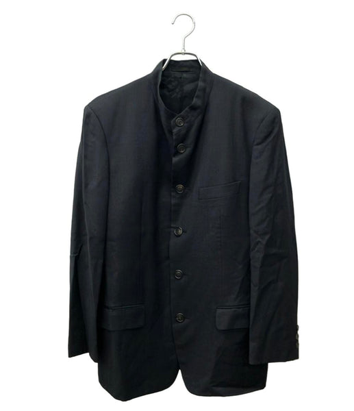 美品✨ISSEY MIYAKE MEN マオカラー ノーカラージャケット 黒タグ ISSEY MIYAKE MEN スタンドカラージャケット マオカラージャケット 学