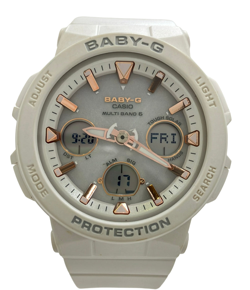 CASIO 腕時計 Baby-G ソーラー ホワイト BGA-2500 レディース カシオ