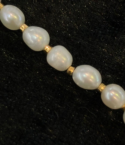 ネックレス 淡水パール 4.5-5.0mm  2点セット レディース