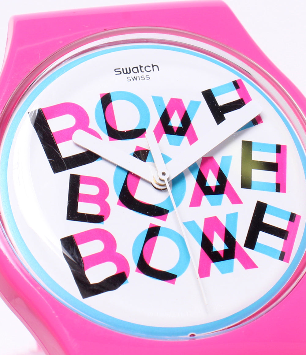 Swatch 腕時計 LOVE＆BLAH クオーツ レディース メンズ スウォッチ