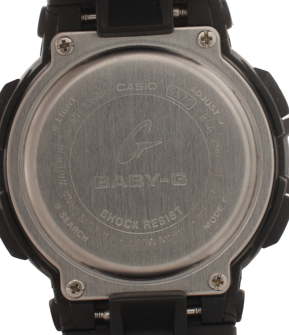 美品 CASIO 腕時計 ビーチトラベラー Baby-G クオーツ ピンク BGA-250 レディース メンズ カシオ