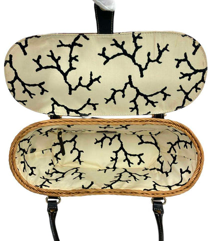 kate spade ハンドバッグ かごバッグ 蓋付き レザー レディース ケイトスペード