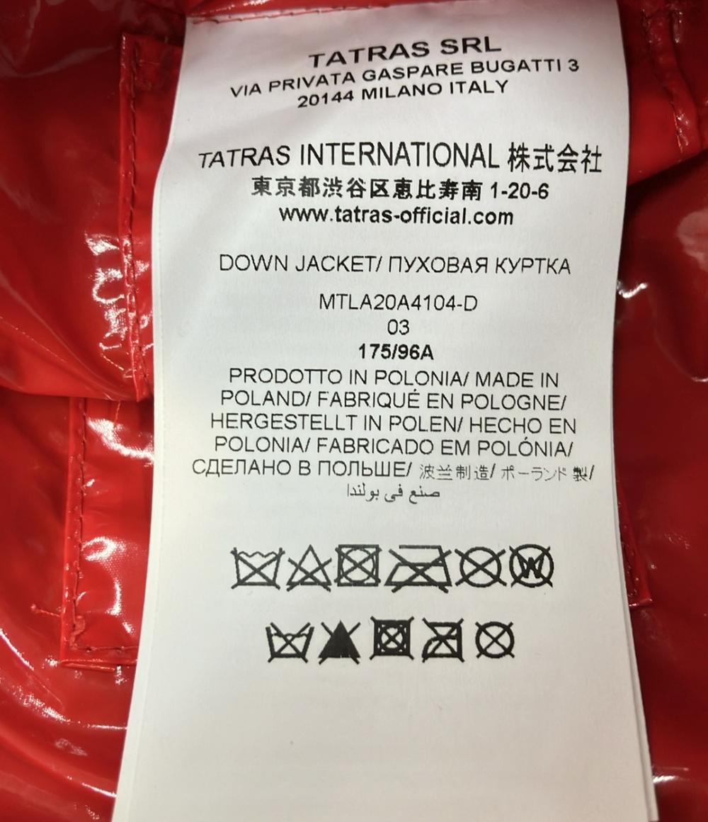 TATRAS ダウンジャケット フード取り外し可能 カラーラミネート加工 20AW ANDER MTLA20A4104-D メンズ SIZE 3 (L) タトラス