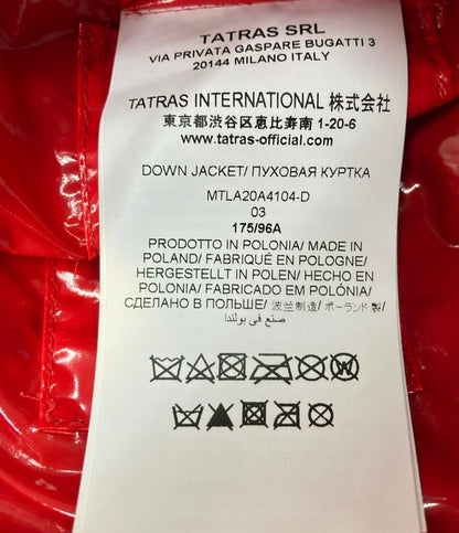 TATRAS ダウンジャケット フード取り外し可能 カラーラミネート加工 20AW ANDER MTLA20A4104-D メンズ SIZE 3 (L) タトラス