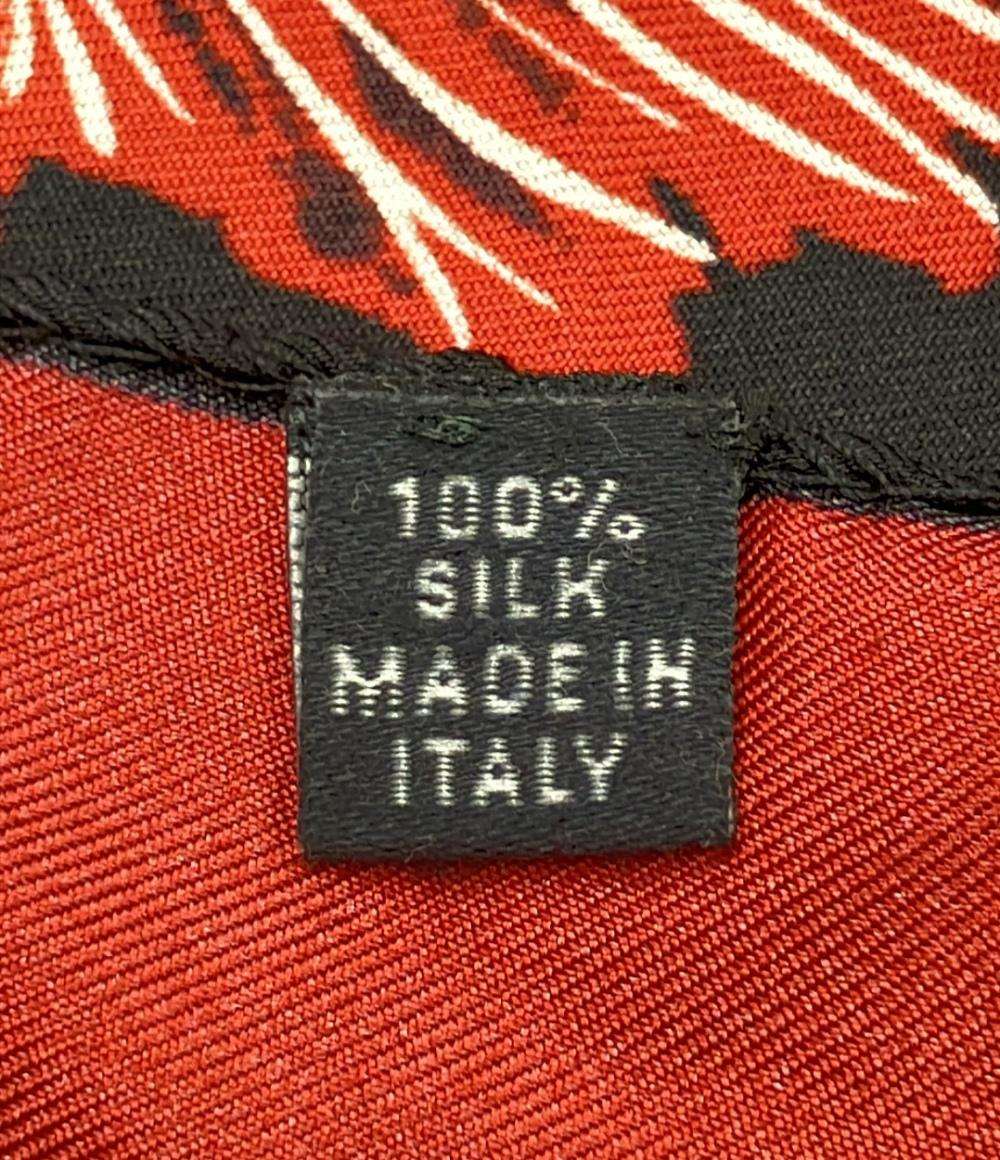 PRADA スカーフ シルク100% 花柄 1FF001 レディース プラダ