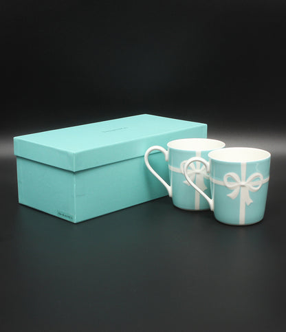 美品 Tiffany & Co. マグカップ 2点セット ペア ブルーボックス ティファニー