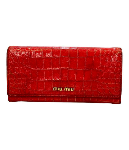 ミュウ ミュウ 長財布 レディース Miu Miu