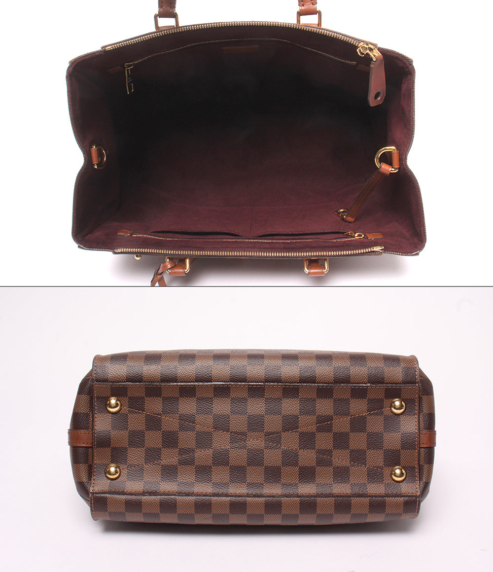 LOUIS VUITTON 2WAY ハンドバッグ トートバッグ ショルダーバッグ 肩掛け グリニッジ ダミエ エベヌ N41337 レディース ルイ・ヴィトン