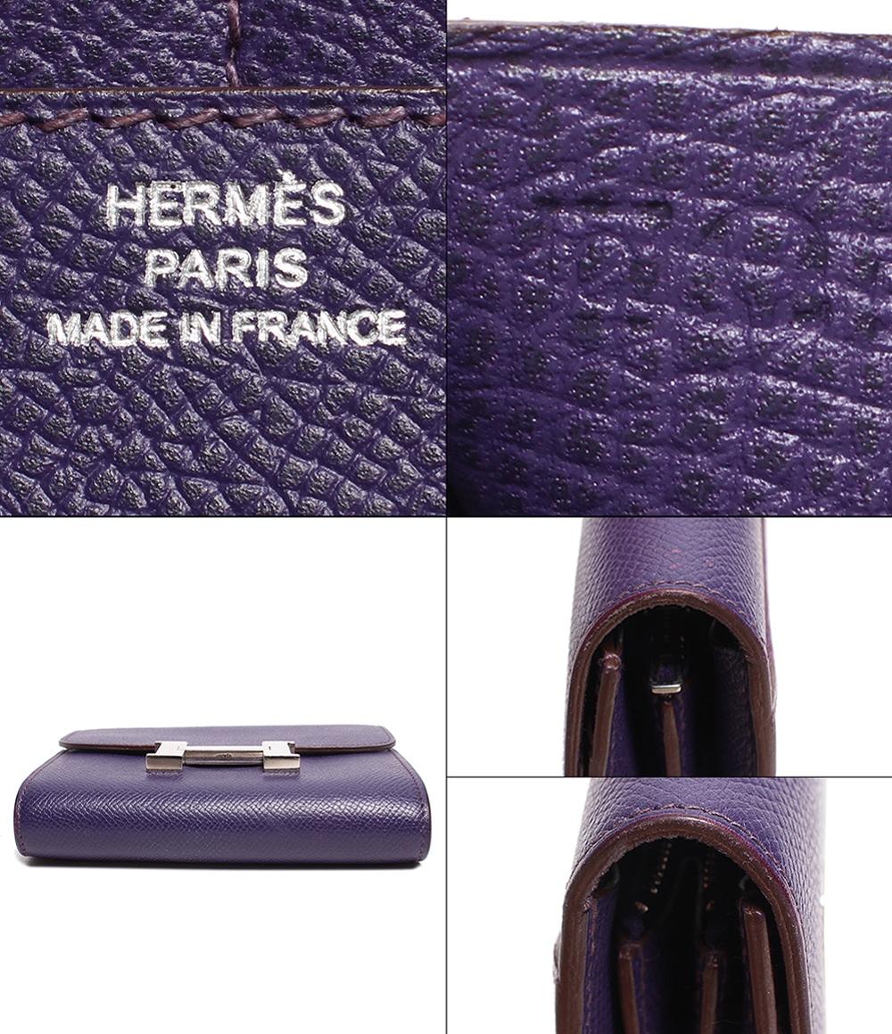 エルメス 財布 □O刻印 シルバー金具 コンスタンスコンパクト ヴォー・エプソン レディース HERMES