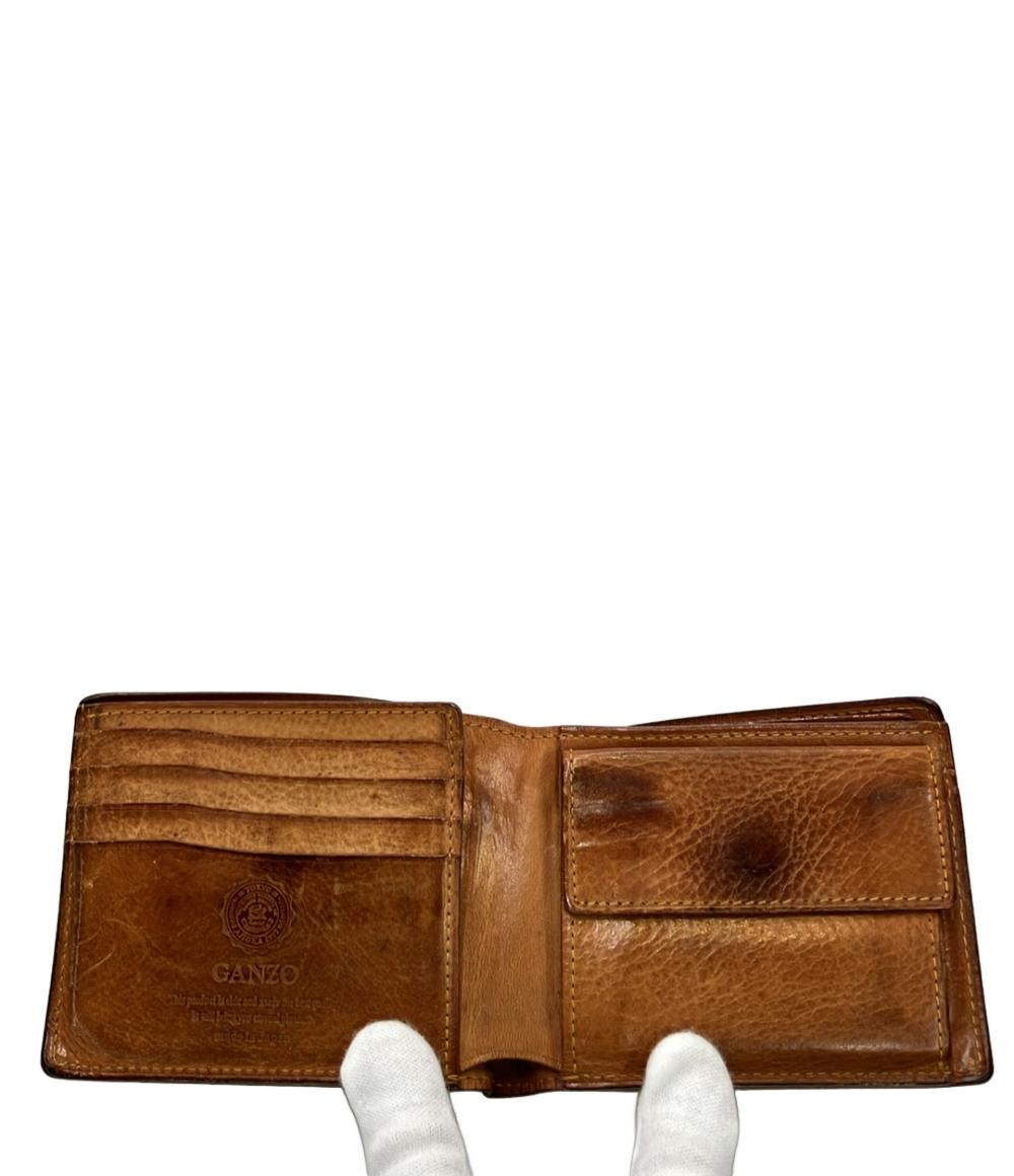 ガンゾ 二つ折り財布 メンズ GANZO