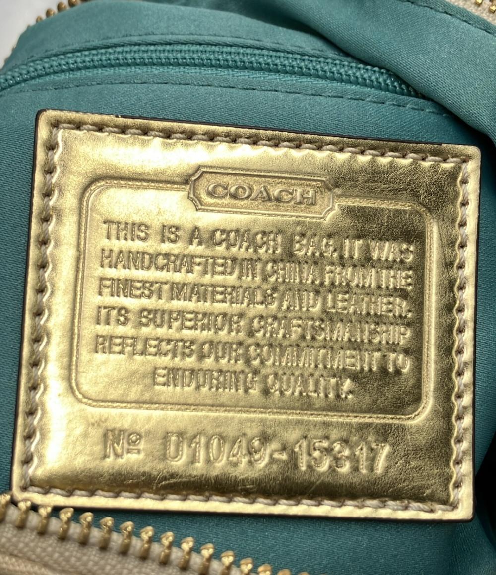 COACH 2WAY ハンドバッグ ショルダーバッグ 斜め掛け ラージシグネチャー ポピー 15317 レディース コーチ