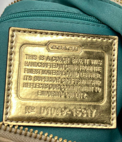 COACH 2WAY ハンドバッグ ショルダーバッグ 斜め掛け ラージシグネチャー ポピー 15317 レディース コーチ