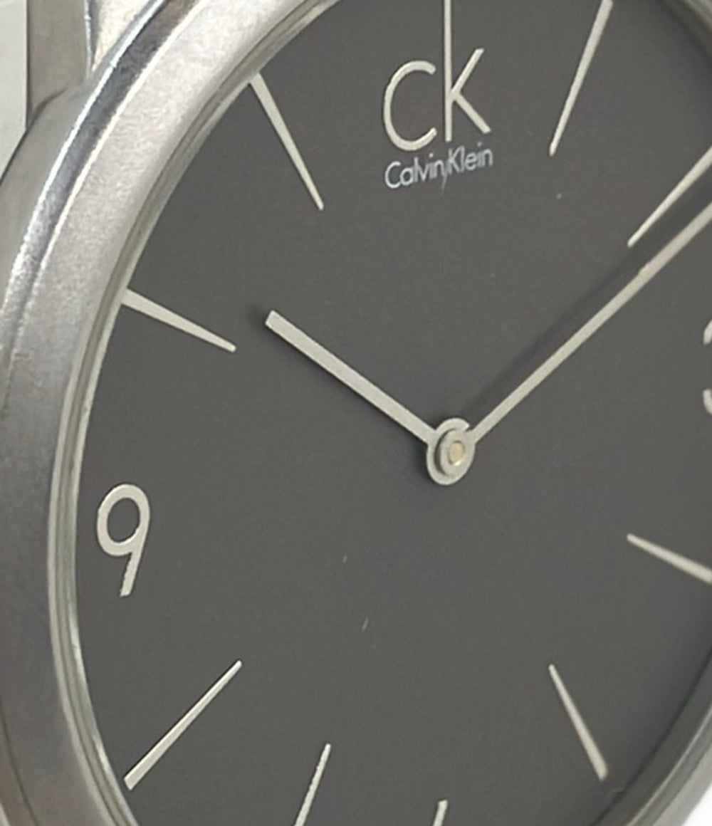 Calvin klein 腕時計 クオーツ グレー メンズ カルバンクライン