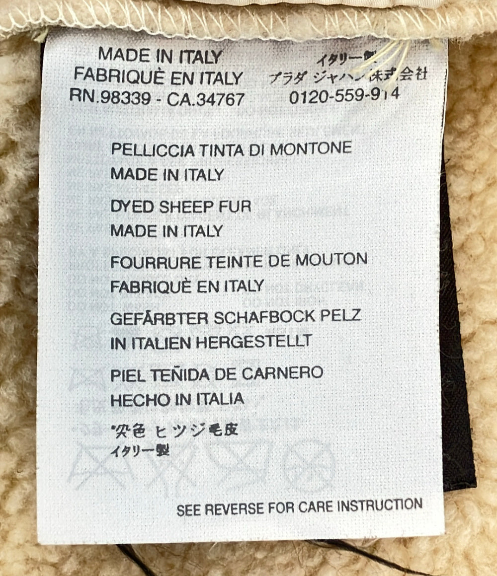 PRADA ムートンジャケット レディース SIZE 38 (S) プラダ