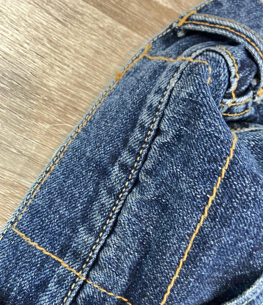 VISVIM デニムパンツ ヴィンテージ ダメージ加工 ペンキ スリムテーパード  ボタンフライ Social Sculpture 03 (スリム) 0112105005002 メンズ SIZE 2