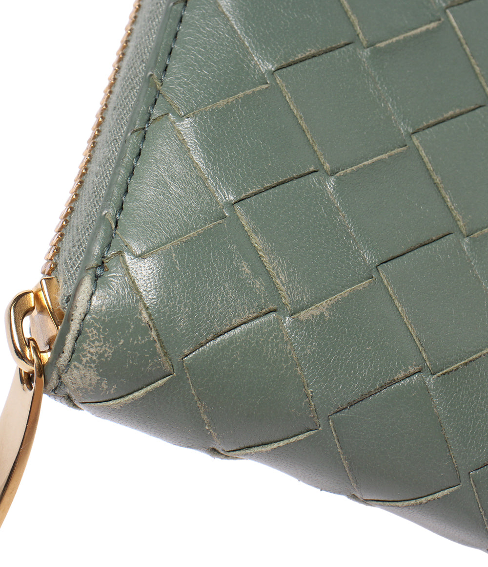 BOTTEGA VENETA ラウンドファスナー長財布 イントレチャート レディース ボッテガ・ヴェネタ