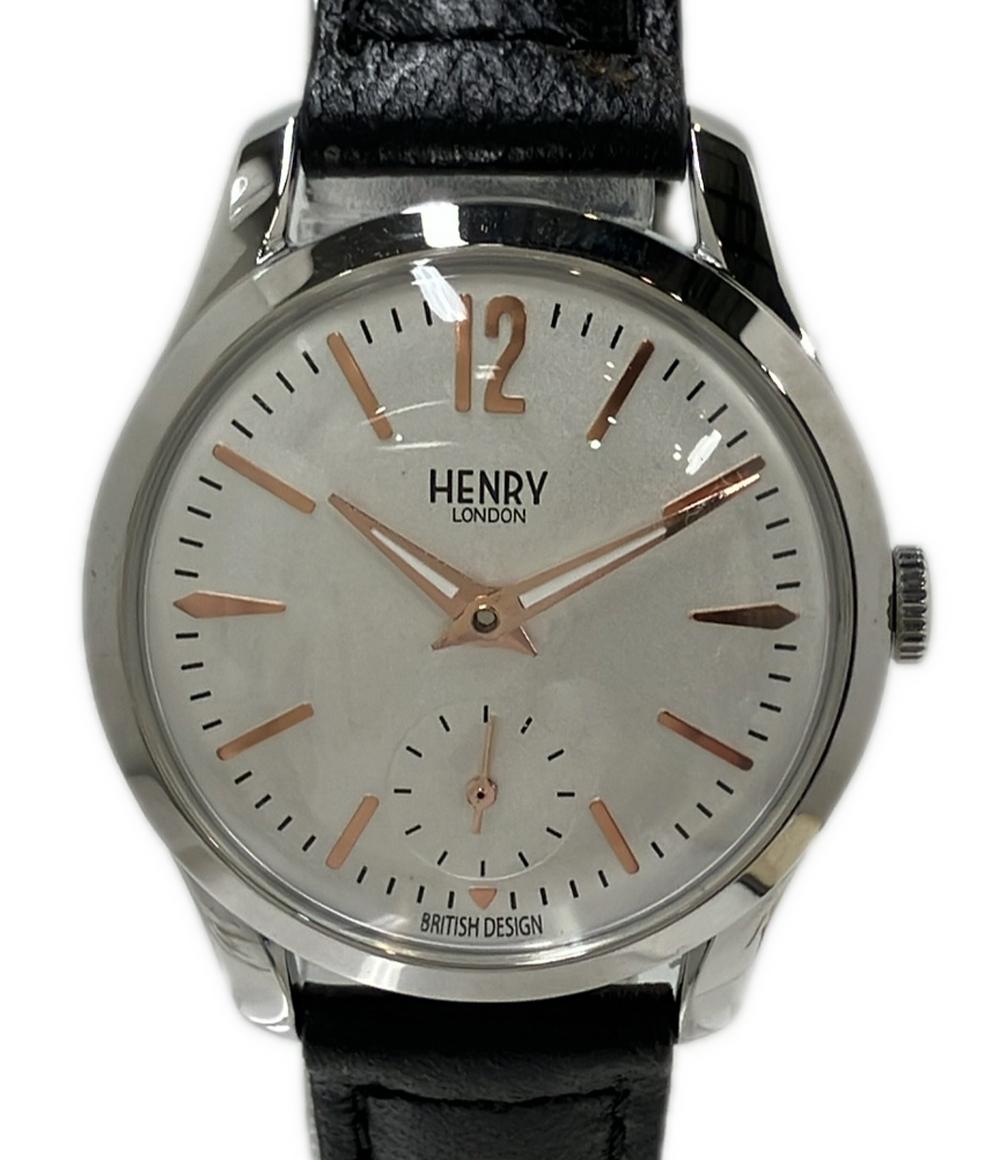 美品 HENRY LONDON 腕時計 クオーツ HS30-US-0001 レディース ヘンリーロンドン