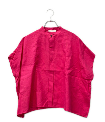 GALERIE VIE フレンチリネン スタンドカラーシャツ レディース SIZE F (M) ギャルリーヴィー