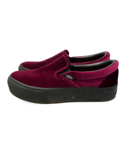 VANS ベルベット厚底スリッポン スリッポン シック 540300-0003 レディース SIZE 22.5 (S) バンズ