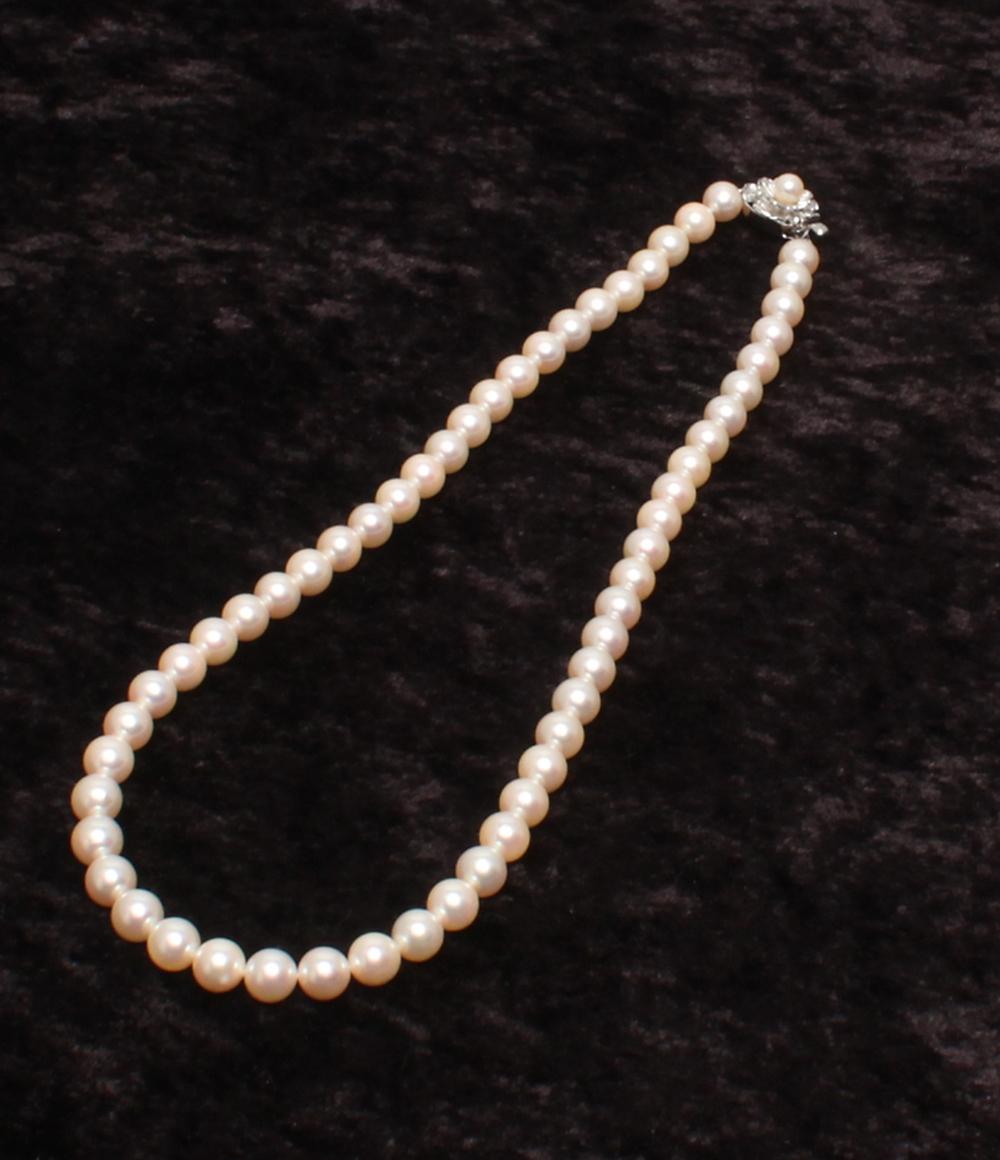 ネックレス SV パール 6.5-7.0mm レディース