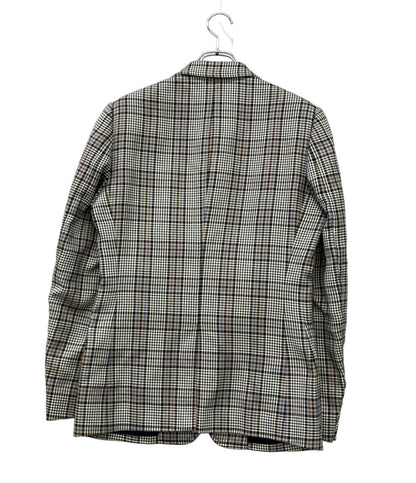 GUCCI テーラードジャケット 裏地騎士 千鳥柄 CTX 75907G メンズ SIZE 48R (L) グッチ