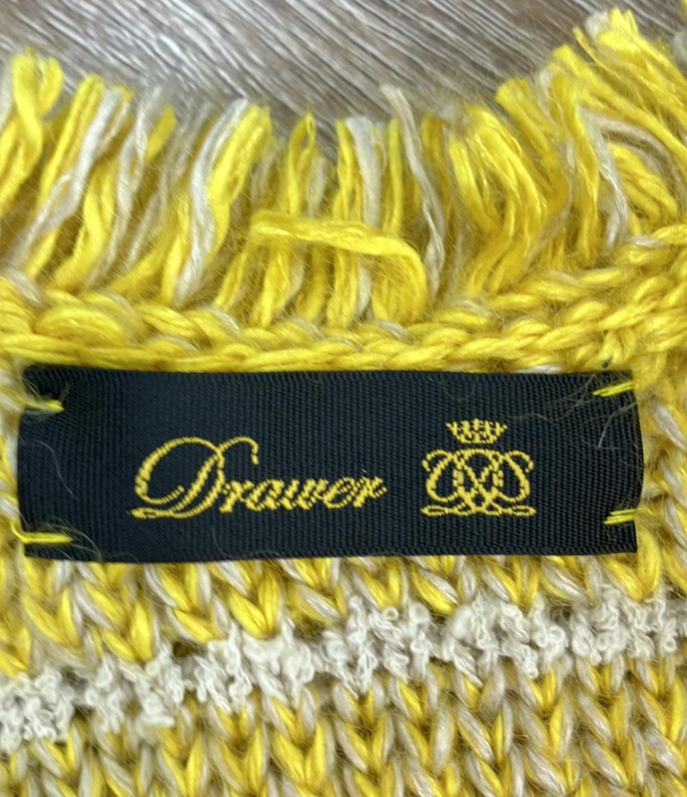 Drawer ロングベスト ミックスツイード ロングベスト 6515-199-0552 レディース ドゥロワー