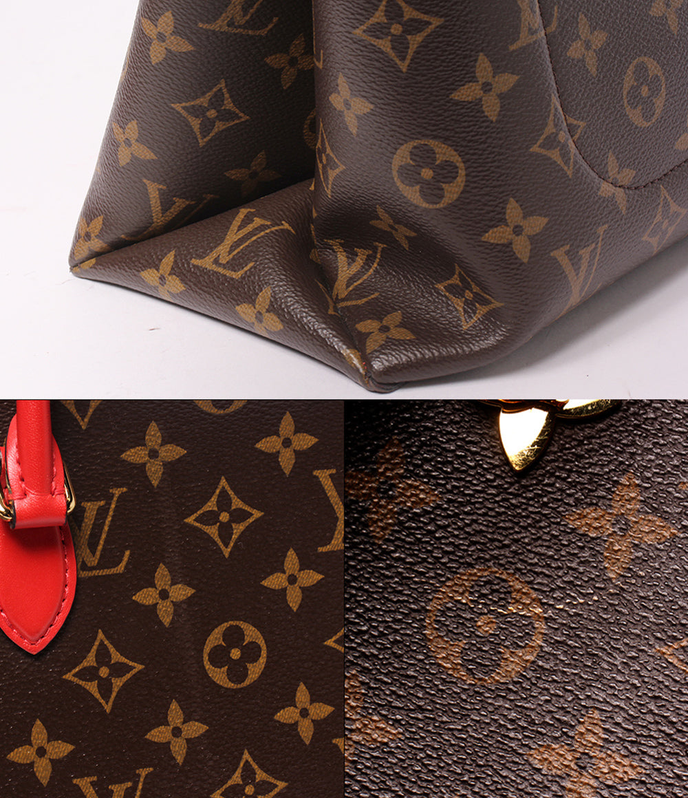 LOUIS VUITTON 2WAY ハンドバッグ ショルダーバッグ 肩掛け フラワー