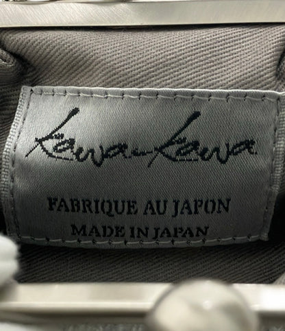 美品 kawa-kawa チェーンショルダーコインケース がま口 レディース カワカワ