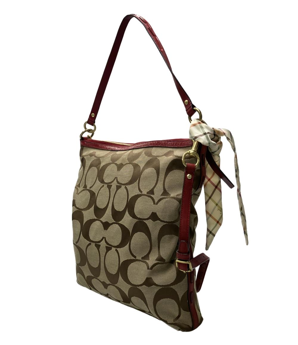 COACH 2wayハンドバッグ ショルダーバッグ シグネチャー F13007 レディース コーチ