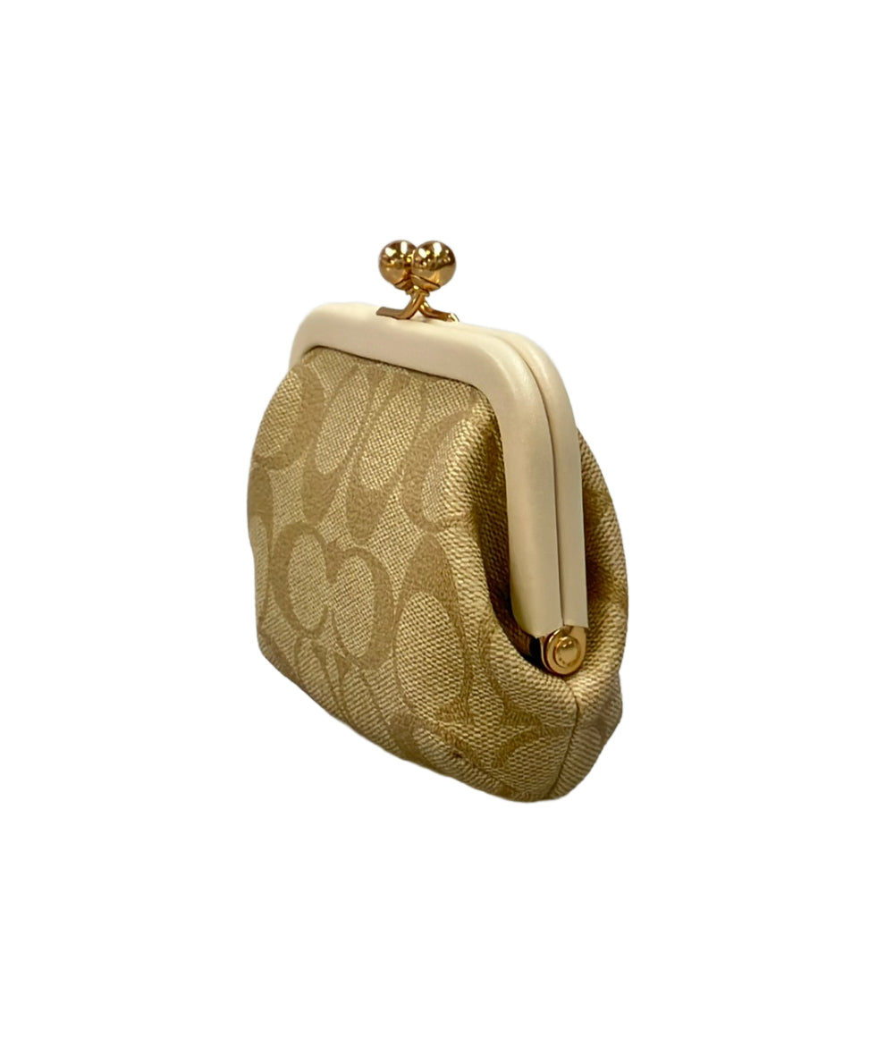 美品 COACH コインケース がま口 C7518 レディース コーチ