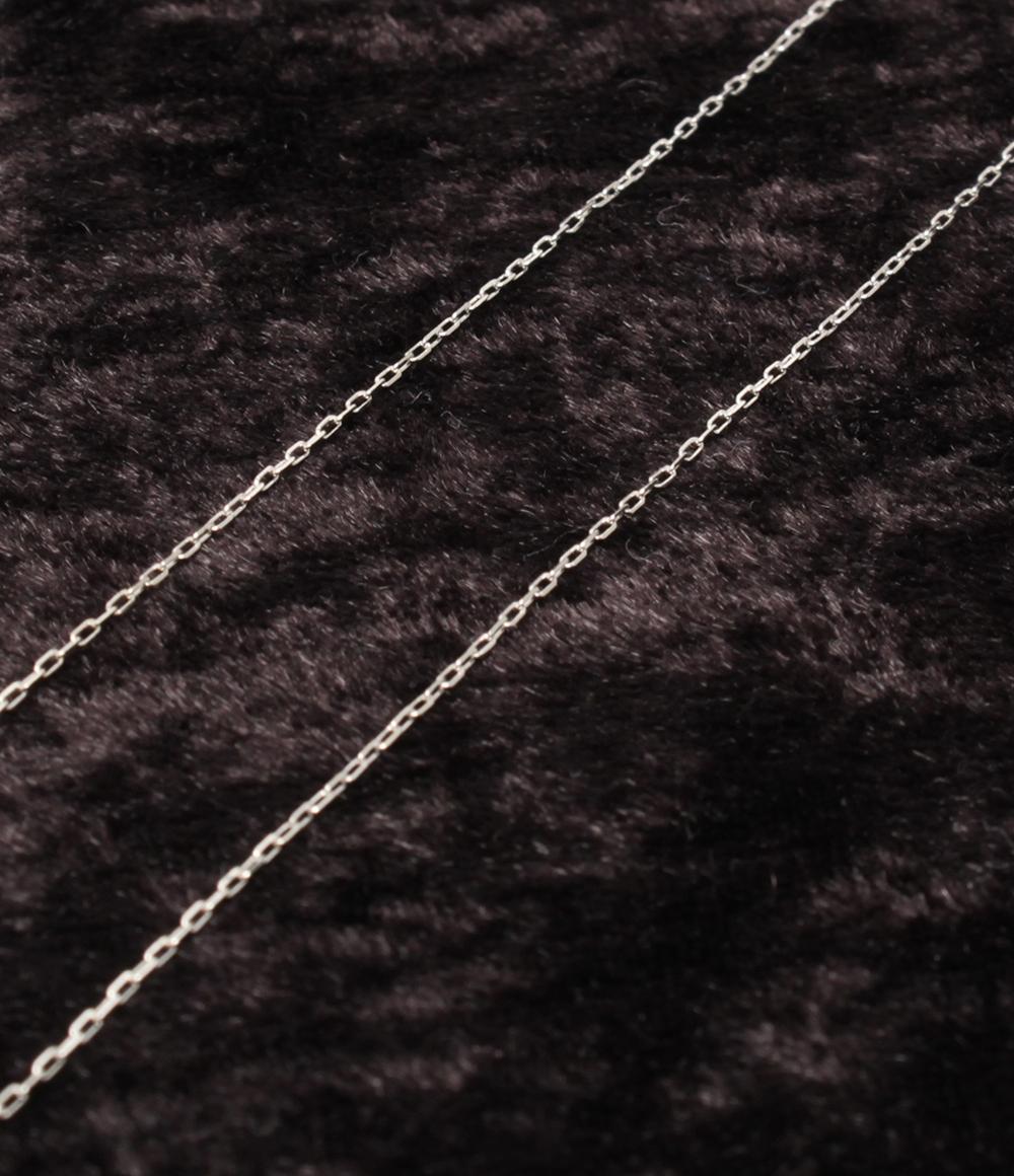 美品 ヨンドシー ネックレス K10 サファイア フラワーモチーフ レディース 4℃