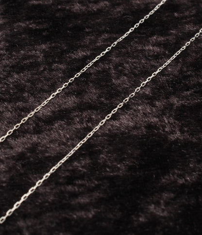 美品 ヨンドシー ネックレス K10 サファイア フラワーモチーフ レディース 4℃