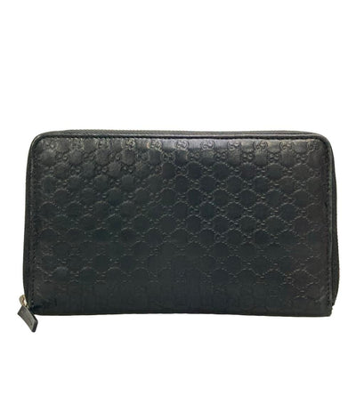 GUCCI ラウンドファスナー長財布 マイクログッチシマ 322819 2091 メンズ グッチ