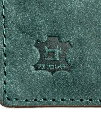 美品 pueblo 二つ折り財布 メンズ プエブロレザー