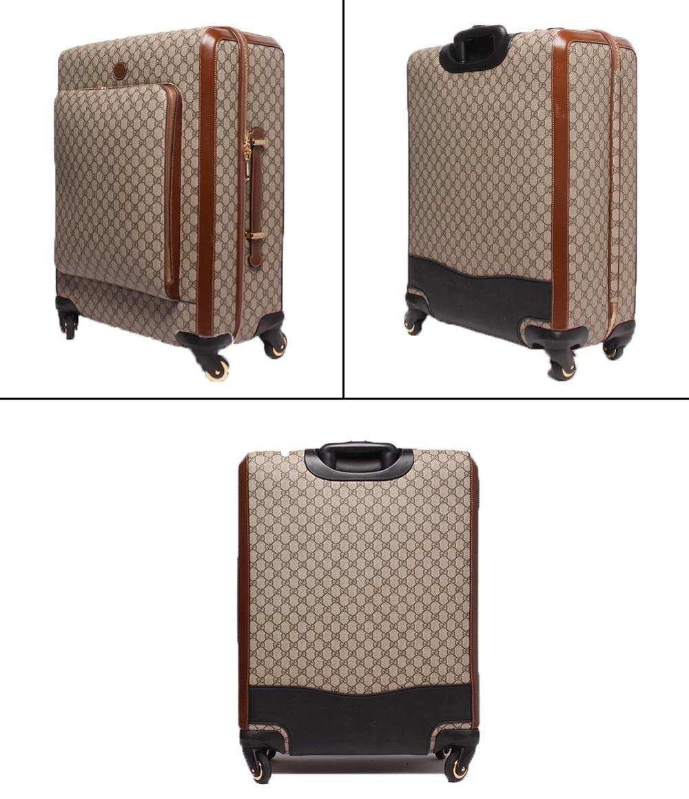 美品 GUCCI キャリーケース GGスプリーム 429038 525040 メンズ