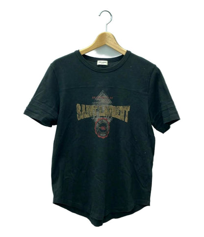 サンローラン 半袖Tシャツ ダメージ加工 TY74 673411 Y36LW 1050 メンズ SIZE XS SAINT LAURENT