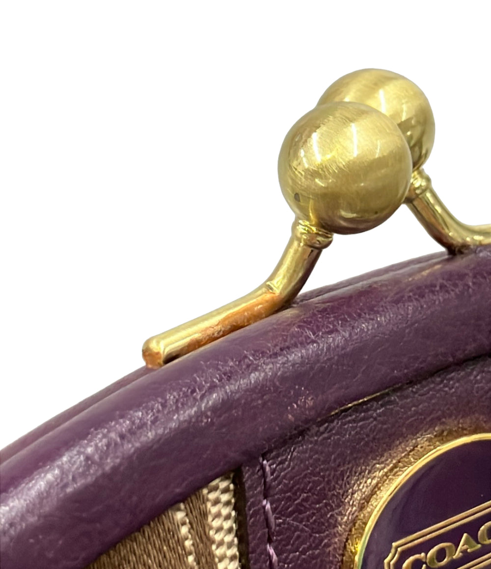 COACH コインケース がま口 シグネチャー レディース コーチ