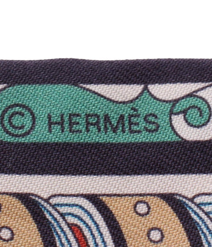 美品 エルメス ツイリー スカーフ シルク100％ ハーネスの薔薇窓 レディース HERMES