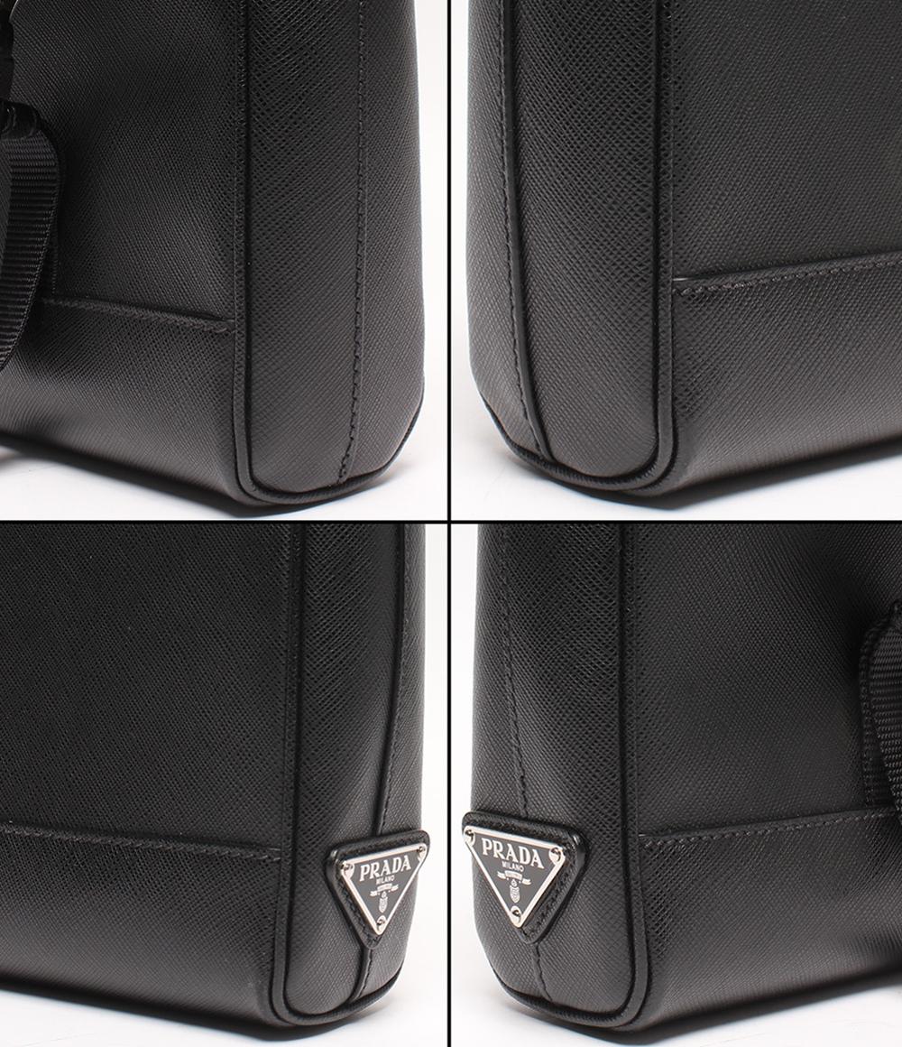 美品 プラダ ショルダーバッグ 斜め掛け サフィアーノ 2VD019 メンズ PRADA