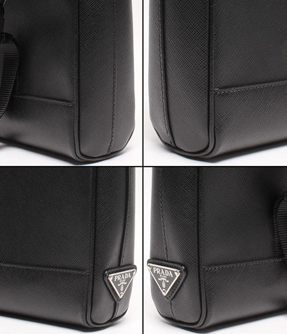 美品 プラダ ショルダーバッグ 斜め掛け サフィアーノ 2VD019 メンズ PRADA
