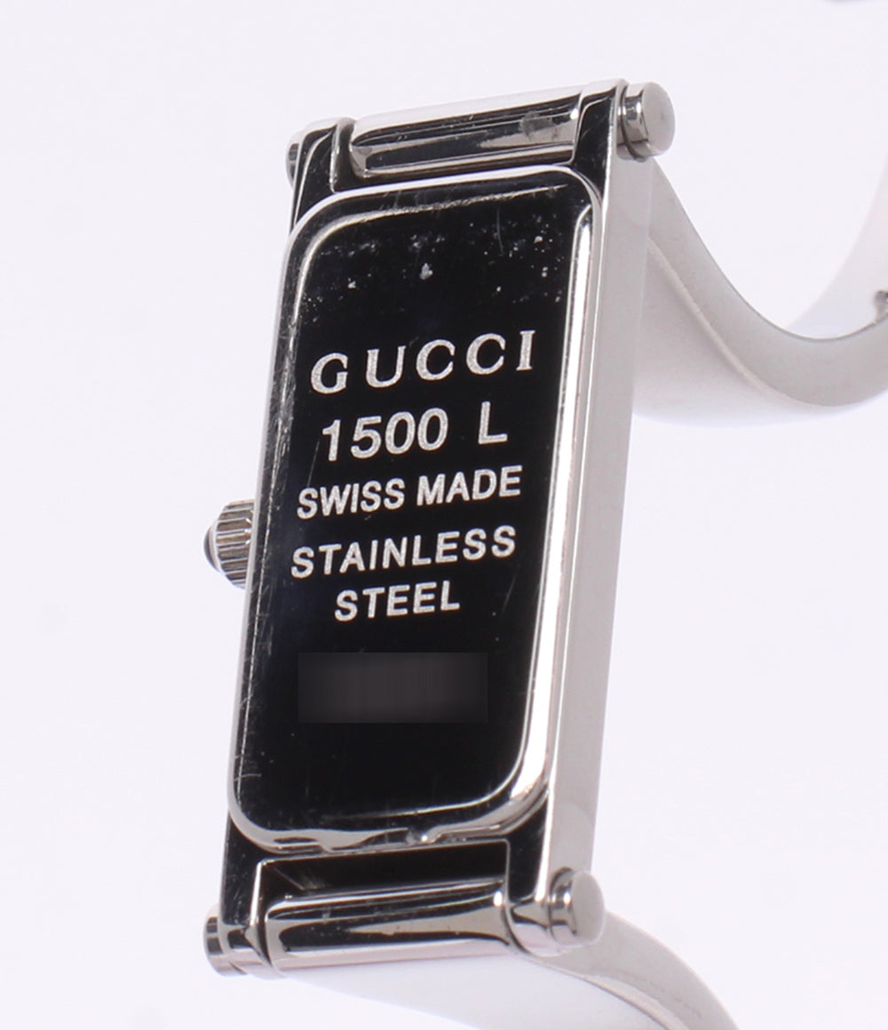 GUCCI 腕時計 クオーツ ブラック 1500L レディース グッチ
