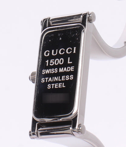 GUCCI 腕時計 クオーツ ブラック 1500L レディース グッチ