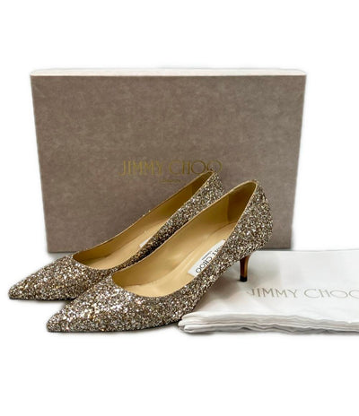 Jimmy Choo ポインテッドトゥグリッターパンプス AZA レディース SIZE 36 1/2 (23.5cm) ジミーチュウ
