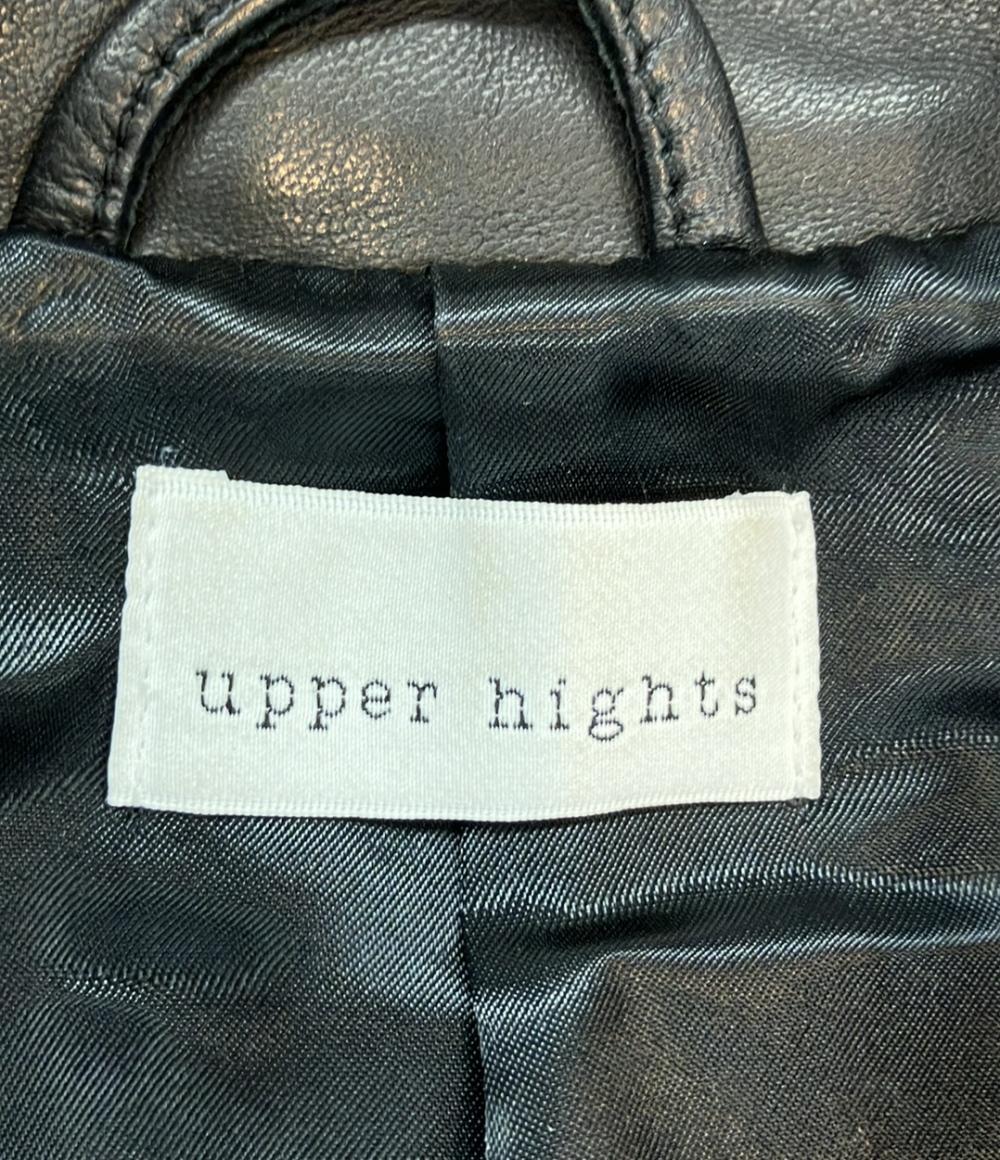 Upper hights ライダースジャケット 羊革 174LL501 レディース SIZE 1 (S) アッパーハイツ