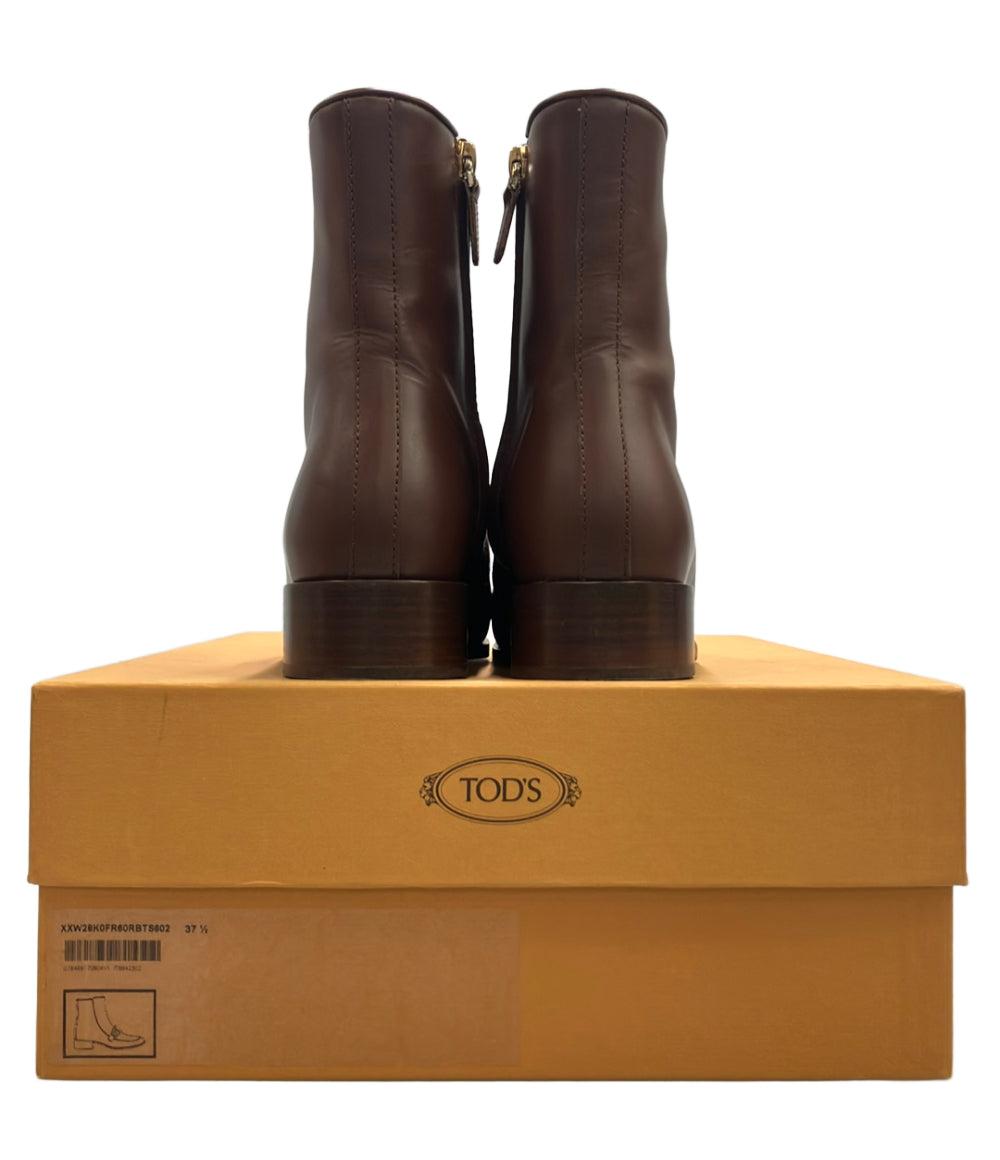 TOD’S サイドジップショートブーツ レディース SIZE 37 1/2 トッズ