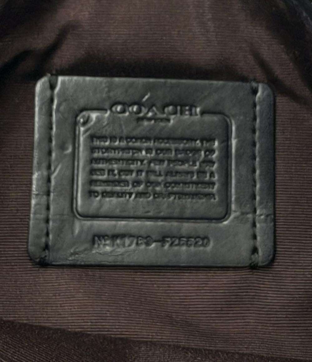 美品 コーチ クラッチバッグ セカンドバッグ シグネチャー F25520 メンズ COACH