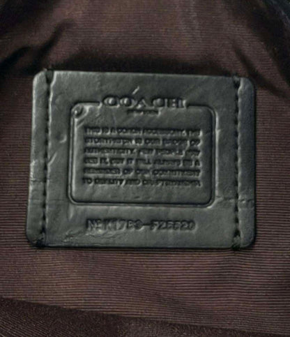美品 コーチ クラッチバッグ セカンドバッグ シグネチャー F25520 メンズ COACH