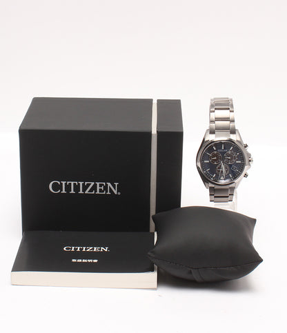 CITIZEN 腕時計 アテッサ ソーラー ネイビー E610-S104203 メンズ シチズン